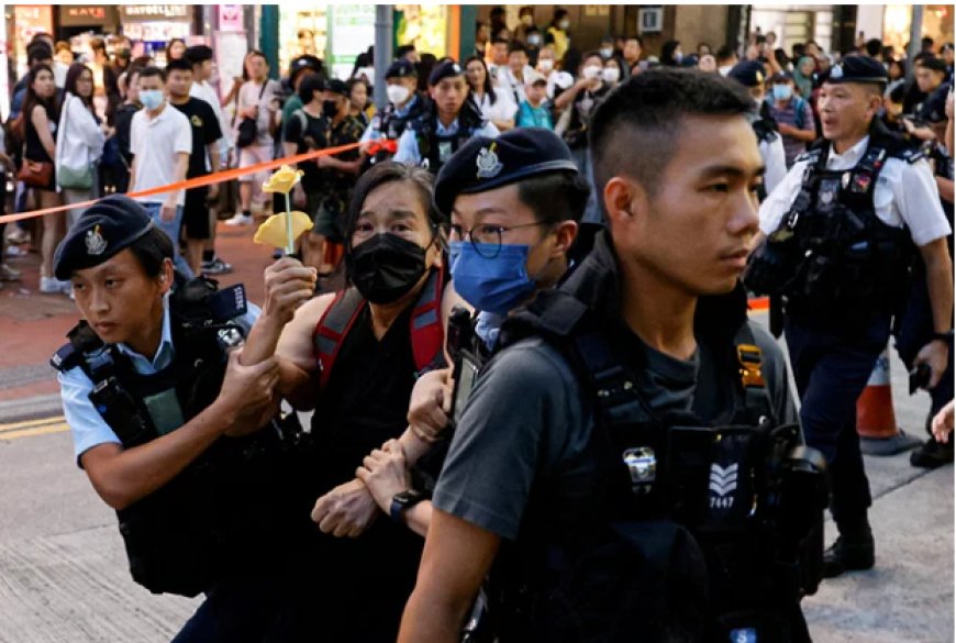 10 Hong Kong pro-democracy leaders detained on Tiananmen anniversary