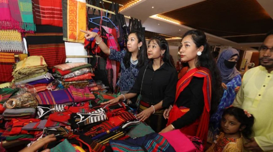 Hill traditional products fair in Dhaka