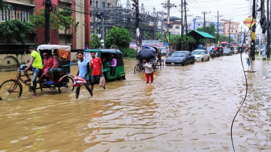 সিলেটে বৃষ্টি, পানি থেমে গেছে